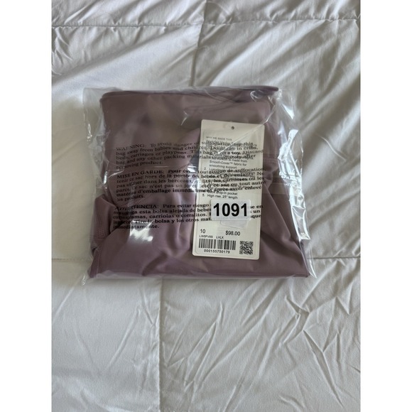 New Lululemon Size 10 Wunder Under SmoothCover High-Rise Tight 25" Lavender Lux - Picture 11 of 11